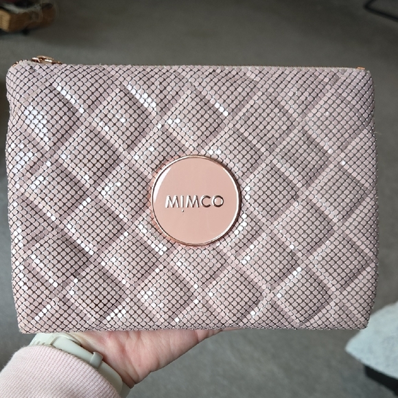 Mimco Handbags - Mimco Blush Quilted Cosmetic Case